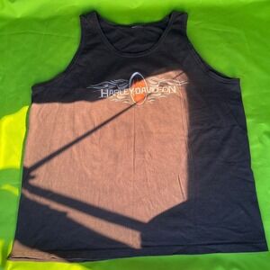 XXL 2006 Harley Davidson Tank Henderson Nevada Graphic Print‎ Sleeveless Shirt